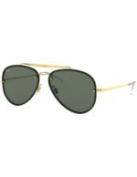 Anteojos Lentes de Sol Ray Ban Blaze Aviator RB3584N Clásico dorado/verde 61-13 - Imagen 2