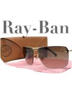 Anteojos Lentes de Sol Ray Ban Classic RB3607 001/13 61 Degradado dorado/marrón - Imagen 8