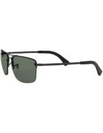 Anteojos Lentes de Sol Ray Ban Classic RB3607 002/71 61 Clásico negro/verde - Imagen 2
