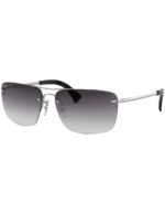 Anteojos Lentes de Sol Ray Ban Classic RB3607 003/8G 61 Degradado plateado/gris