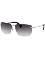 Anteojos Lentes de Sol Ray Ban Classic RB3607 003/8G 61 Degradado plateado/gris - Imagen 3