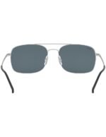 Anteojos Lentes de Sol Ray Ban Classic RB3611 003/R5 60-18 Plata/Gris Azul - Imagen 4