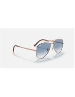 Anteojos Lentes de Sol Ray Ban New Aviator RB3625 Oro rosa/Degrade azul 58-14 - Imagen 7