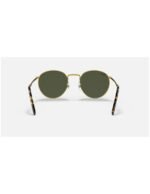 Anteojos Lentes de Sol Ray Ban New Round RB3637 Clásico dorado/verde 53-21 - Imagen 4