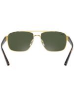 Anteojos Lentes de Sol Ray Ban Classic RB3663 00131 60-17 Clásico dorado/verde - Imagen 3