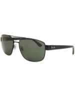 Anteojos Lentes de Sol Ray Ban Classic RB3663 00231 60-17 Clásico negro/verde
