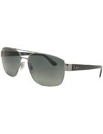 Anteojos Lentes de Sol Ray Ban Classic RB3663 Metal de cañón/Degrade gris 60-17 - Imagen 2