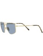 Anteojos Lentes de Sol Ray Ban Classic RB3666 00162 56 Dorado/Azul - Imagen 3