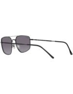 Anteojos Lentes de Sol Ray Ban Classic Rb3666 002K3 56 Negro/Plata Polarizado - Imagen 5