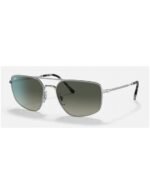 Anteojos Lentes de Sol Ray Ban Classic RB3666 00371 56 Plata/gris oscuro