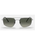 Anteojos Lentes de Sol Ray Ban Classic RB3666 00371 56 Plata/gris oscuro - Imagen 2