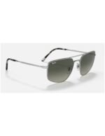 Anteojos Lentes de Sol Ray Ban Classic RB3666 00371 56 Plata/gris oscuro - Imagen 3