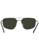 Anteojos Lentes de Sol Ray Ban Classic Rb3666 004N5 56 Gunmeta/Verde Polarizado - Imagen 3