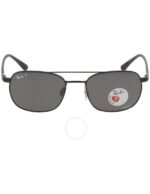 Anteojos Lentes de Sol Ray Ban Classic Rb3670Ch Negro/Gris Polarizado 54-19 - Imagen 2