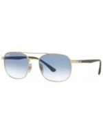 Anteojos Lentes de Sol Ray Ban Classic RB3670 0013F 54-19 Degradado dorado/azul - Imagen 3