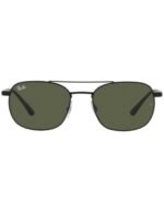 Anteojos Lentes de Sol Ray Ban Classic RB3670 00231 54-19 Negro/Verde - Imagen 2