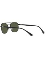 Anteojos Lentes de Sol Ray Ban Classic RB3670 00231 54-19 Negro/Verde - Imagen 3