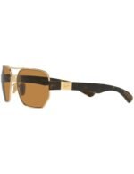 Anteojos Lentes de Sol Ray Ban Classic Rb3672 00183 60-17 Oro/Marrón Polarizado - Imagen 7