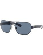 Anteojos Lentes de Sol Ray Ban Classic RB3672 00280 60-17 Negro/Azul oscuro - Imagen 2