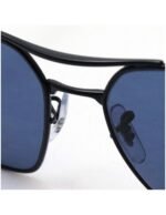 Anteojos Lentes de Sol Ray Ban Classic RB3672 00280 60-17 Negro/Azul oscuro - Imagen 4
