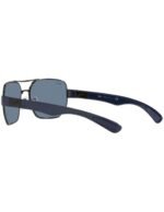Anteojos Lentes de Sol Ray Ban Classic RB3672 00280 60-17 Negro/Azul oscuro - Imagen 5