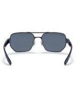 Anteojos Lentes de Sol Ray Ban Classic RB3672 00280 60-17 Negro/Azul oscuro - Imagen 7
