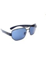 Anteojos Lentes de Sol Ray Ban Classic RB3672 00280 60-17 Negro/Azul oscuro - Imagen 8