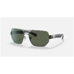 Anteojos Lentes de Sol Ray Ban Classic RB3672 00471 60-17 Clásico verde/metal
