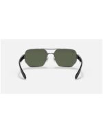 Anteojos Lentes de Sol Ray Ban Classic RB3672 00471 60-17 Clásico verde/metal - Imagen 4