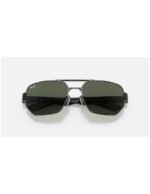 Anteojos Lentes de Sol Ray Ban Classic RB3672 00471 60-17 Clásico verde/metal - Imagen 5