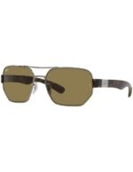 Anteojos Lentes de Sol Ray Ban Classic RB3672 00473 60-17 Gris metalizado - Imagen 2