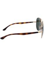 Anteojos Lentes de Sol Ray Ban Aviator RB3675 00131 58-14 Clásico dorado/verde - Imagen 3