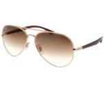 Anteojos Lentes de Sol Ray Ban Aviator RB3675 Dorado/Degrade marrón  58-14