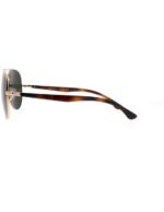 Anteojos Lentes de Sol Ray Ban Aviator Rb3675 001 58-14 Polarizado Dorado/Verde - Imagen 3