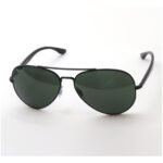 Anteojos Lentes de Sol Ray Ban Aviator RB3675 00231 58-14 Clásico negro/verde