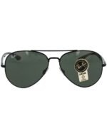 Anteojos Lentes de Sol Ray Ban Aviator RB3675 00231 58-14 Clásico negro/verde - Imagen 6