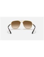 Anteojos Lentes de Sol Ray Ban Classic RB3683 00151 56-15 Clásico marrón/dorado - Imagen 4