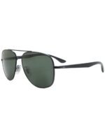 Anteojos Lentes de Sol Ray Ban Classic RB3683 00231 56-15 Clásico negro/verde