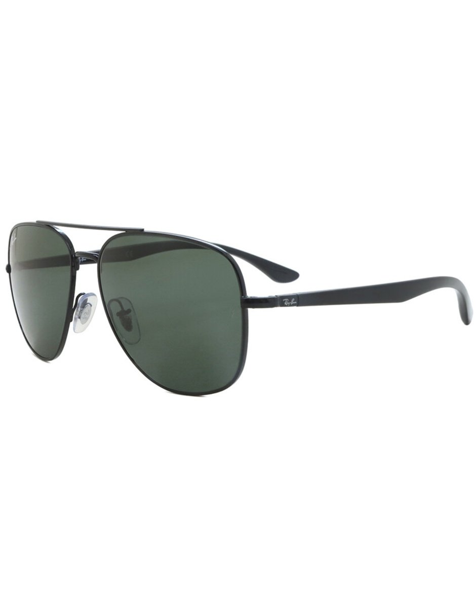 RB3683_00231_56-15_1 Anteojos Lentes de Sol Ray Ban Classic RB3683 00231 56-15 Clásico negro/verde - Imagen 1