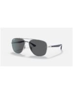 Anteojos Lentes de Sol Ray Ban Classic RB3683 003B1 56-15 Plata/gris oscuro