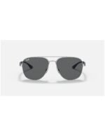 Anteojos Lentes de Sol Ray Ban Classic RB3683 003B1 56-15 Plata/gris oscuro - Imagen 2