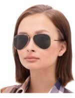 Anteojos Lentes de Sol Ray Ban Aviator Metal 2 RB3689 9147/31 58-14 - Imagen 7