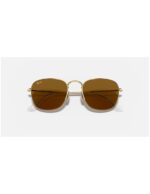 Anteojos Lentes de Sol Ray Ban Frank RB3857 919633 51-20 Clásico dorado/marrón - Imagen 5