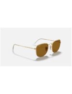 Anteojos Lentes de Sol Ray Ban Frank RB3857 919633 51-20 Clásico dorado/marrón - Imagen 6