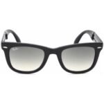 Anteojos Lentes de Sol Ray Ban Wayfarer Folding  RB4105 60132 50-22 Negro/Gris
