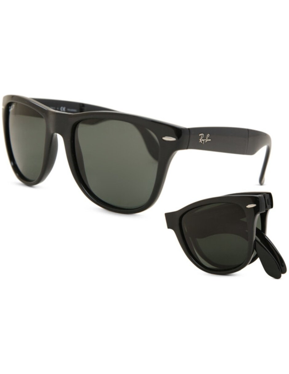 RB4105_60158_54-22_Pola_1 Anteojos Lentes de Sol Ray Ban Polarizado Wayfarer Folding Rb4105 60158 54-22 - Imagen 1