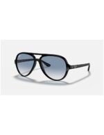 Anteojos Lentes de Sol Ray Ban Cats 5000 RB4125 6013F 59-13 Degrade negro/azul