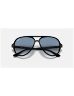 Anteojos Lentes de Sol Ray Ban Cats 5000 RB4125 6013F 59-13 Degrade negro/azul - Imagen 5