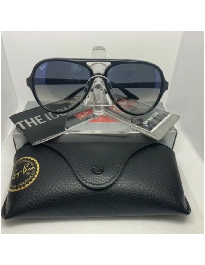 Anteojos Lentes de Sol Ray Ban Cats 5000 RB4125 6013F 59-13 Degrade negro/azul - Imagen 8