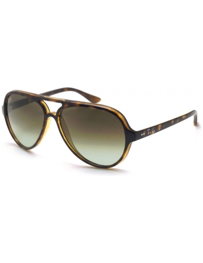 Anteojos Lentes de Sol Ray Ban Cats 5000 Rb4125 Habana /Marrón Polarizado 59-13 - Imagen 1